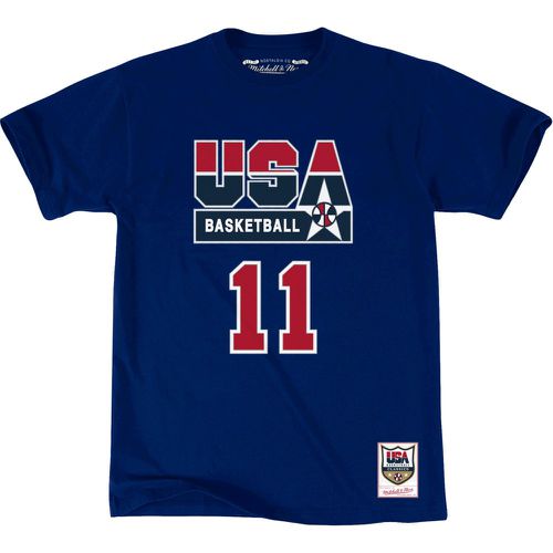 T-shirt USA name & number Karl Malone - Mitchell & Ness - Modalova