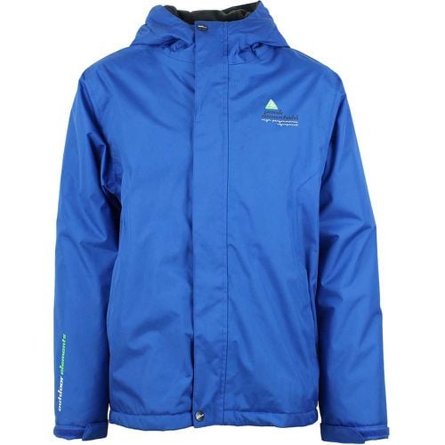 Wasserdichte Doppelfleece-Jacke Kind Ecajik - Peak Mountain - Modalova