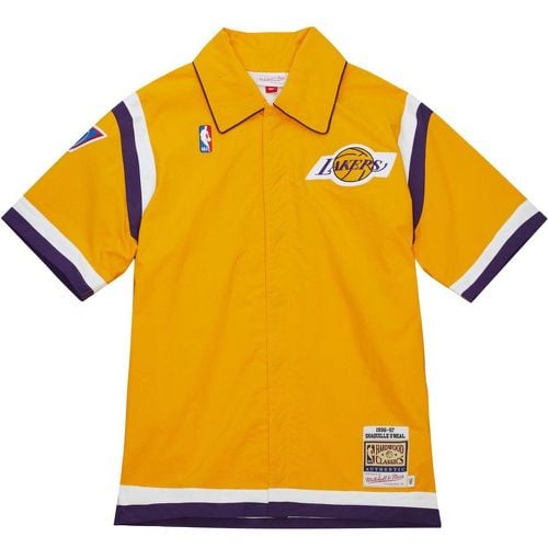 Maglia da tiro Los Angeles Lakers Authentic Shaquille O'Neal Shooting 1996/97 - Mitchell & Ness - Modalova