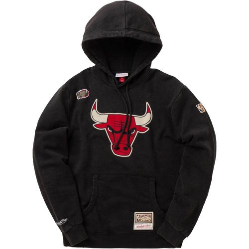 Felpa con cappuccio Chicago Bulls NBA Team Logo - Mitchell & Ness - Modalova