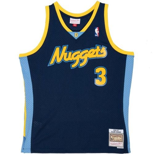 Canotta termica basket Nba Denver Nuggets Allen Iverson - Mitchell & Ness - Modalova