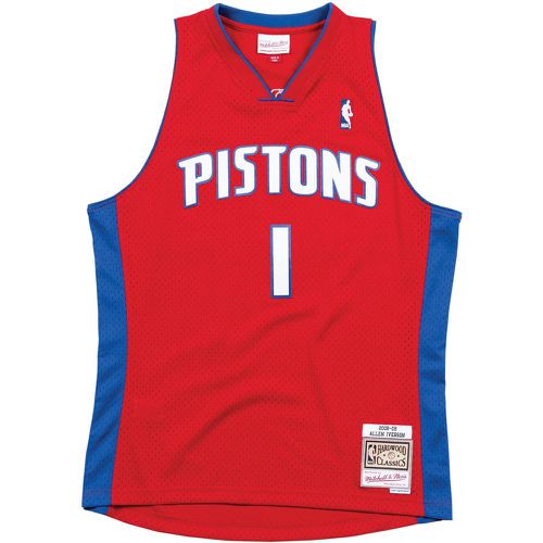 Canotta termica basket Nba Detroit Pistons Allen Iverson - Mitchell & Ness - Modalova