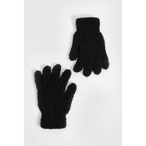 Guanti morbidi, Nero - boohoo - Modalova