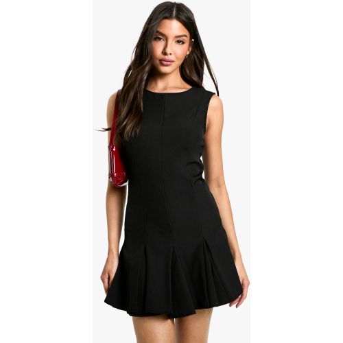 Vestido Mini Entallado Plisado - boohoo - Modalova