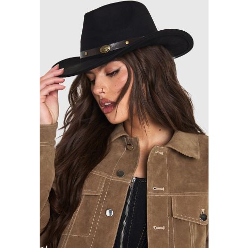 Cappello da cowboy con finiture Western - boohoo - Modalova