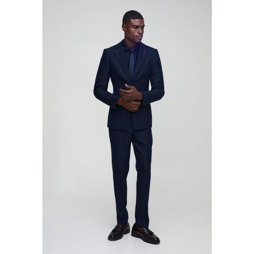 Blazer cintré à chevrons - 34 - Boohooman - Modalova