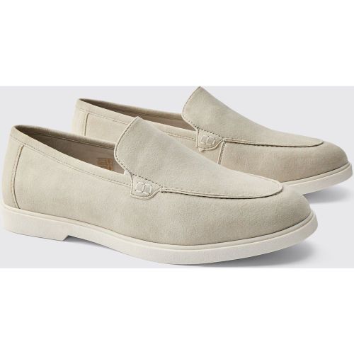 Mocassini a sella, Beige - boohoo - Modalova