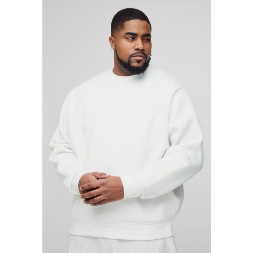 Grande taille - Sweat basique à col ras du cou homme - XXXL - Boohooman - Modalova