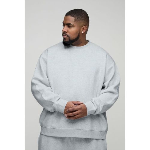 Grande taille - Sweat oversize basique à col ras du cou - XXXL - Boohooman - Modalova