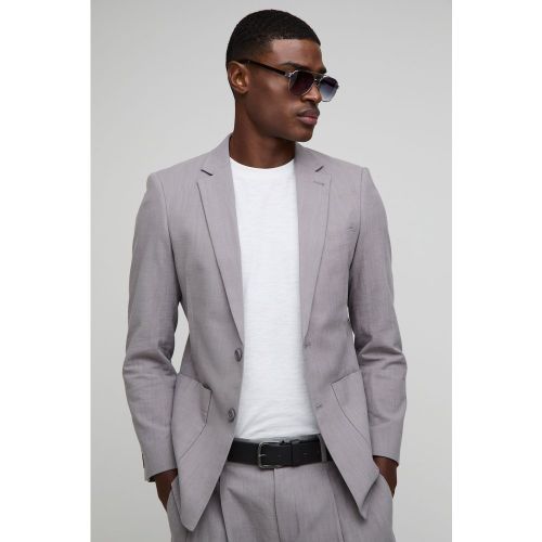 Blazer cintré mélangé - 34 - Boohooman - Modalova