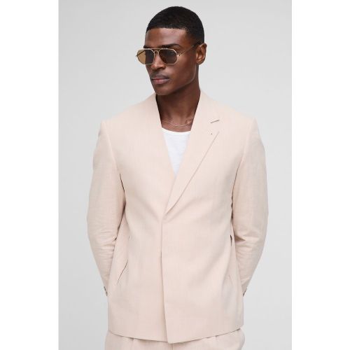 Blazer droit mélangé - 34 - Boohooman - Modalova