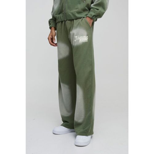 Jogging large délavé - S - Boohooman - Modalova