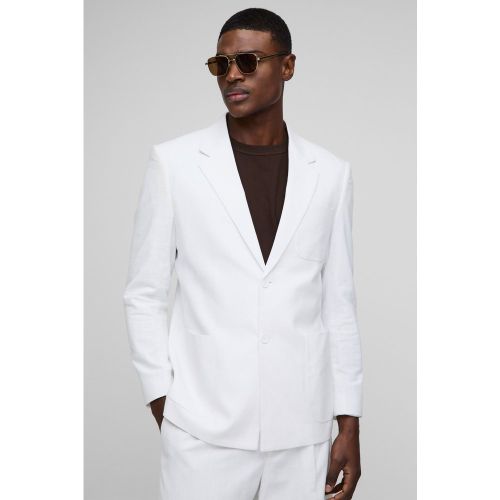 Blazer large mélangé - 34 - Boohooman - Modalova