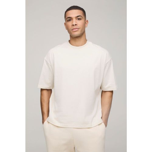 T-shirt oversize à col montant - S - Boohooman - Modalova