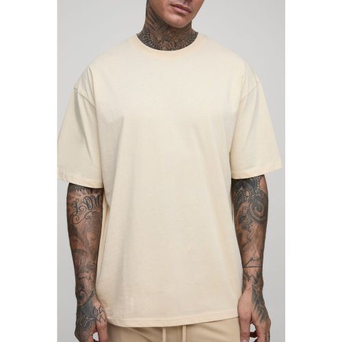 Camiseta Tall Básica Oversize Con Cuello De Caja - boohoo - Modalova