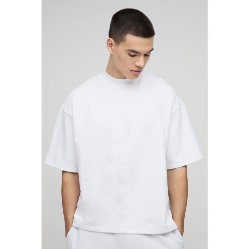 T-shirt épais oversize à col montant - S - Boohooman - Modalova