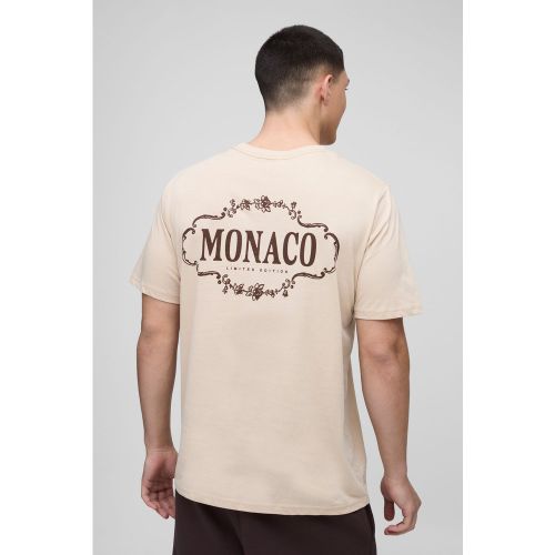 T-shirt à imprimé Monaco - S - Boohooman - Modalova