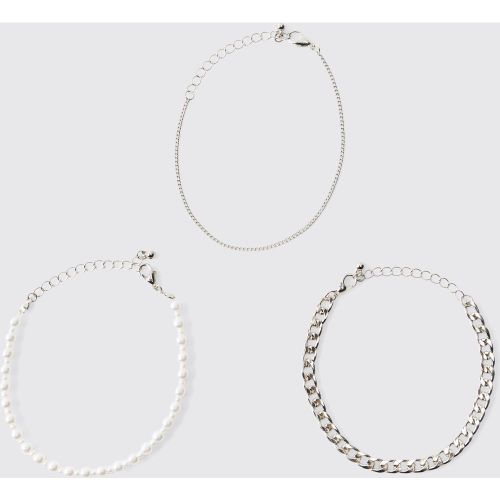 Lot de bracelets multiples - ONE SIZE - Boohooman - Modalova