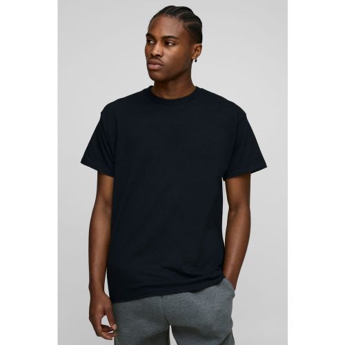 Hombre. Camiseta Básica Con Cuello De Caja - boohoo - Modalova