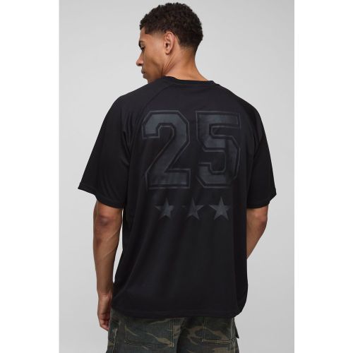 Top de sport oversize universitaire en mesh - S - Boohooman - Modalova