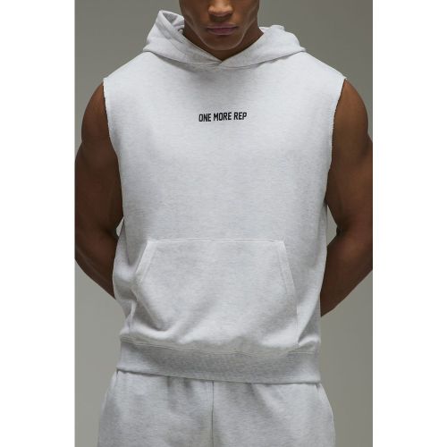 Sweat à capuche sans manches - MAN Active - 2XL - Boohooman - Modalova