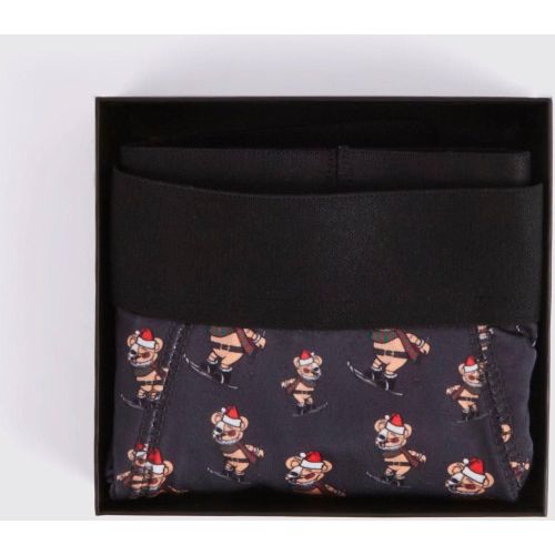 Coffret cadeau - Boxer de Noël ourson - L - Boohooman - Modalova