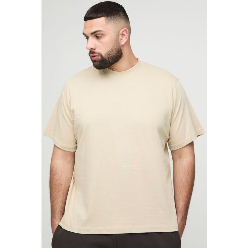 Grande taille - T-shirt épais à motif jacquard - 2XL - Boohooman - Modalova