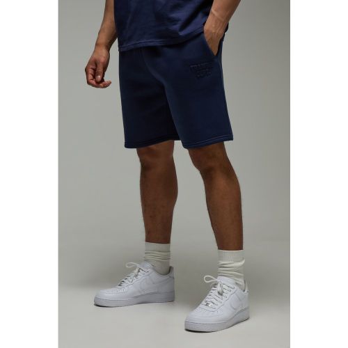 Pantaloncini rilassati Man Active Training Dept con incisioni - boohoo - Modalova