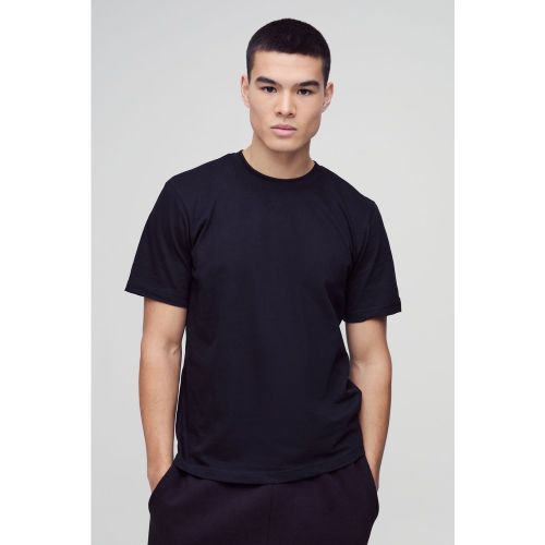 Camiseta Básica Con Cuello De Caja - boohoo - Modalova