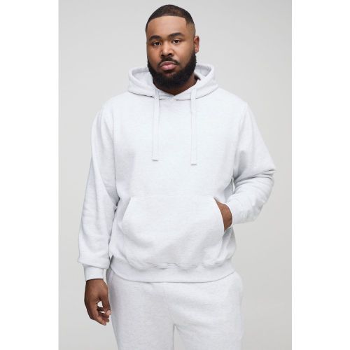 Sudadera Plus Regular Con Capucha En Jaspeado - boohoo - Modalova