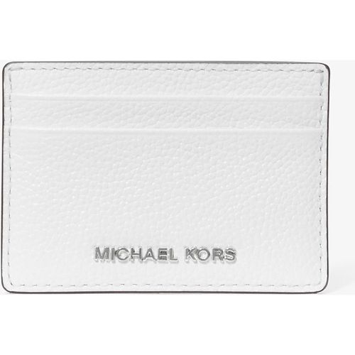MK Porte-cartes en cuir grainé - Michael Kors - MICHAEL Michael Kors - Modalova