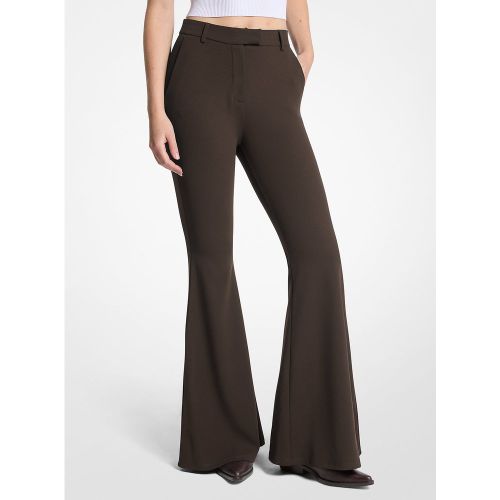 MK Pantalon flare en crêpe extensible - Michael Kors - MICHAEL Michael Kors - Modalova