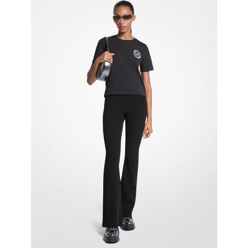 MK T-shirt en jersey de coton avec imprimé breloque logo - Michael Kors - MICHAEL Michael Kors - Modalova