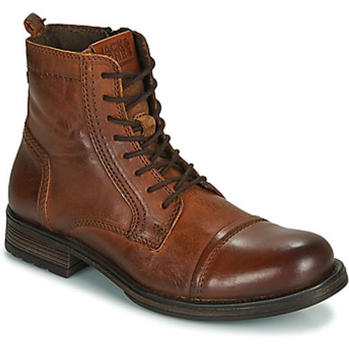 Jack & Jones JFW RUSSEL LEATHER men's Mid Boots in - jack & jones - Modalova