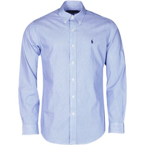 CHEMISE AJUSTEE EN POPLINE DE COTON COL BOUTONNE LOGO PONY PLAY men's Long sleeved Shirt in - Polo Ralph Lauren - Modalova