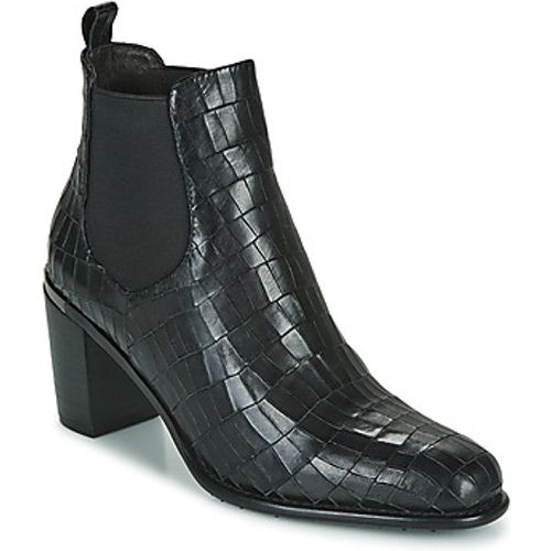 FANNY V5 CROCO NOIR women's Low Ankle Boots in - Adige - Modalova