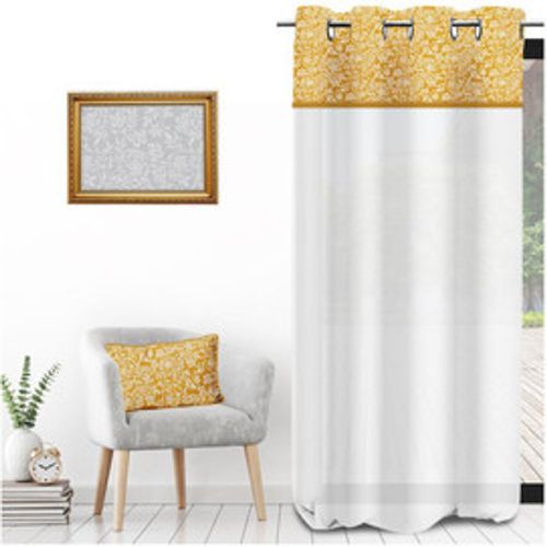 VINTAGE 's Sheer curtains in - Soleil D'Ocre - Modalova