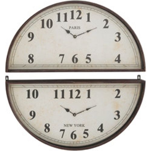 HORL 2P PARIS NEW YORK MET BR (74x7.5x77cm) 's Clocks in - J-line - Modalova