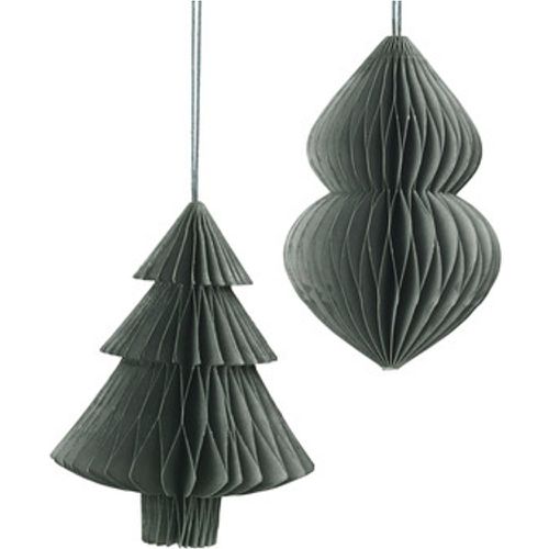 DECO 'CHRISTMAS MIX' PAPIER X2 's Christmas decorations in - Broste Copenhagen - Modalova