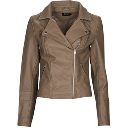 ONLGEMMA FAUX LEATHER BIKER women's Leather jacket in - Only - Modalova