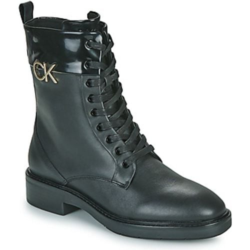 RUBBER SOLE COMBAT BOOT W/HW women's Mid Boots in - Calvin Klein Jeans - Modalova