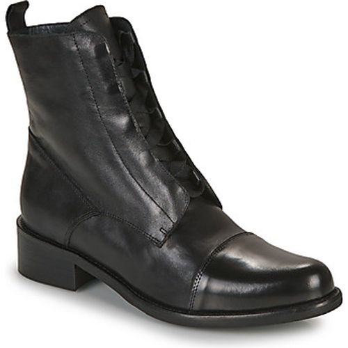 MY-POLIDO-CUIR-NOIR women's Mid Boots in - Myma - Modalova