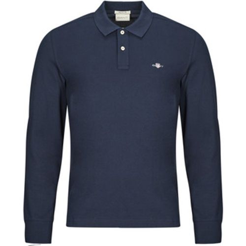 REG SHIELD LS PIQUE RUGGER men's Polo shirt in - Gant - Modalova