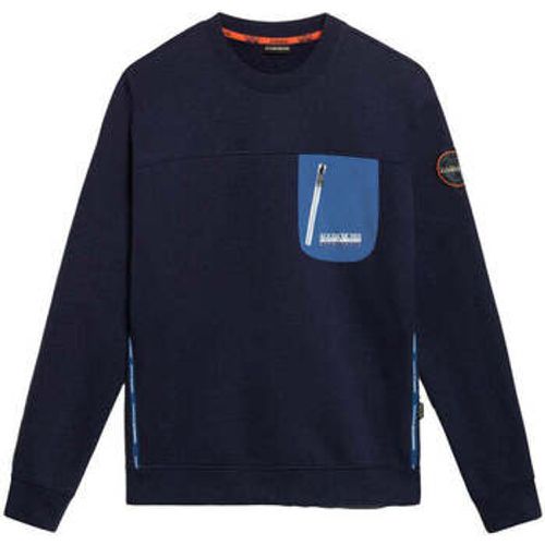 B Huron C Sweatshirt Navy men's Sweatshirt in - Napapijri - Modalova