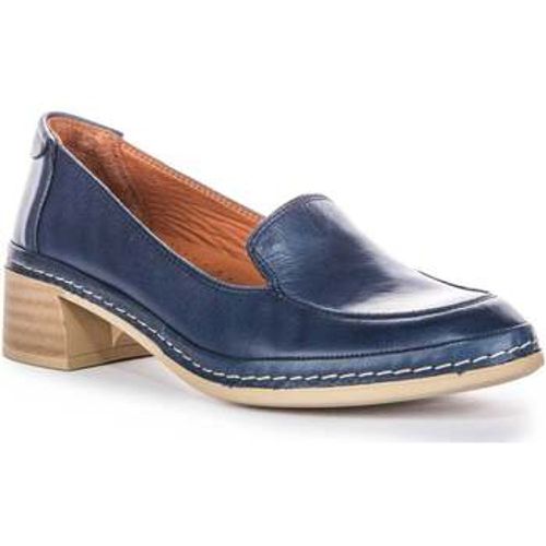 Justinreess Womens Small Heel Soft Leather Comfort Loafers women's Slip-ons (Shoes) in - Justinreess England - Modalova