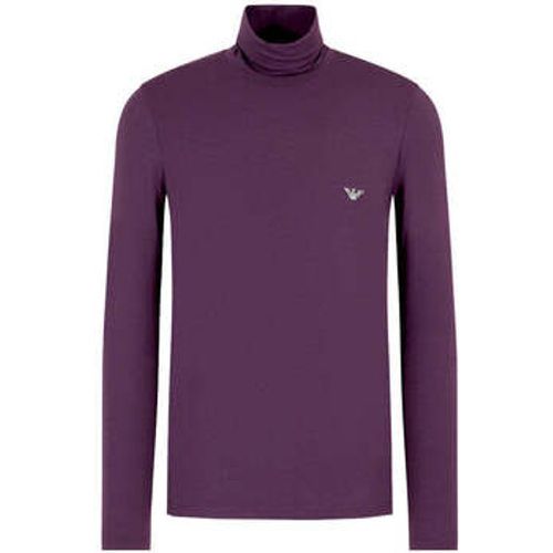 Lounge Turtle Roll Neck Sweater Blackberry men's Sweatshirt in - Emporio Armani - Modalova