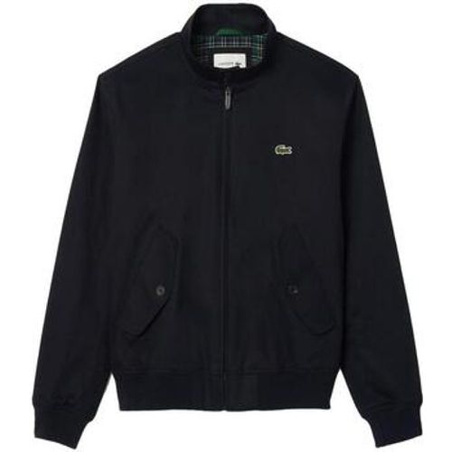 Waterproof Twill Harrington Jacket Navy men's Jacket in - Lacoste - Modalova