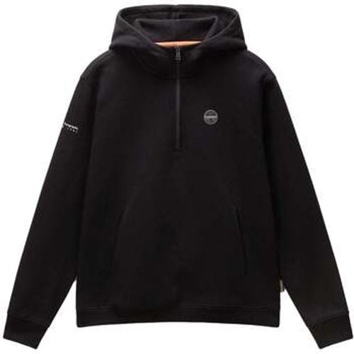 Badge Quarter Zip Hoodie men's Sweatshirt in - Napapijri - Modalova