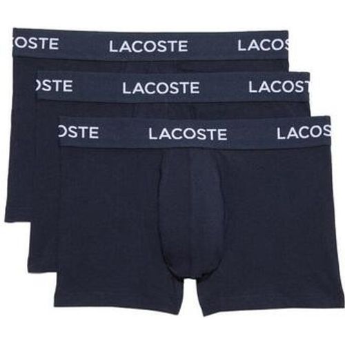 Pack Cotton Stretch Trunks Navy men's Boxer shorts in - Lacoste - Modalova