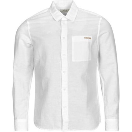 LINEN COTTON SHIRT men's Long sleeved Shirt in - Calvin Klein Jeans - Modalova